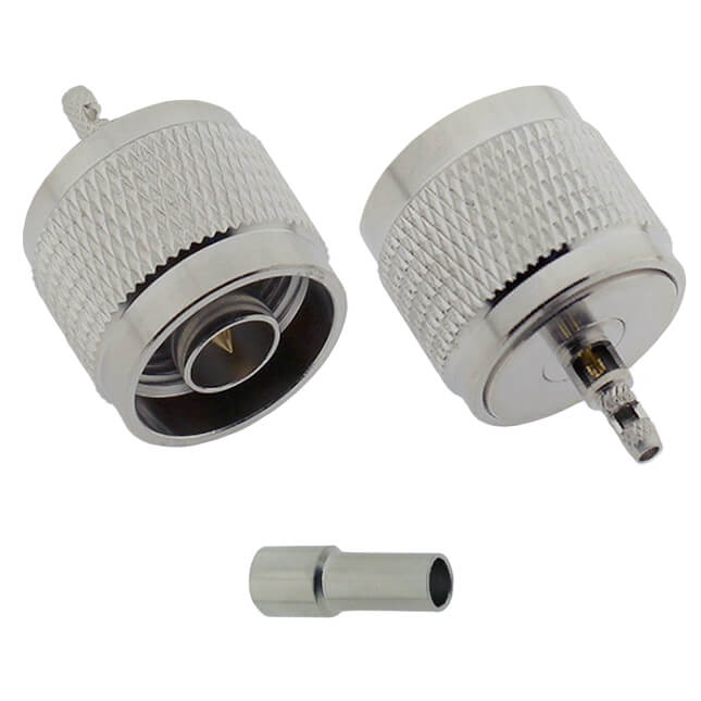 CONN. N TYPE MALE PLUG LMR-100 CABLE - L-KLS1-N001-LMR100