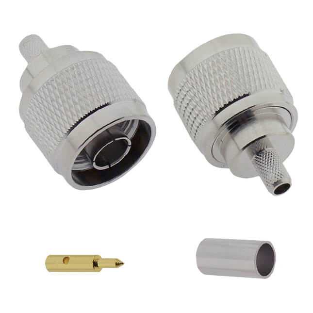 CONN. N TYPE MALE PLUG LMR-200 CABLE - L-KLS1-N001-LMR200