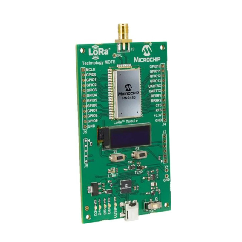 DEMO BOARD RN2483 LORA MOTE - DM164138