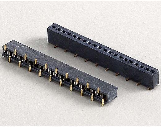 FEMALE HEADER 5PIN(1x5) 1.27mm SMT V/T H:3.40MM - L-KLS1-208C-3.4-1-05-T2-