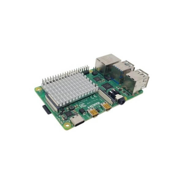 RASPBERRY Pi 4 BÜYÜK BOY SOĞUTUCU GÜMÜŞ 40x30mm