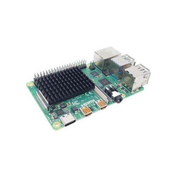 RASPBERRY Pi 4 BÜYÜK BOY SOĞUTUCU SİYAH 40x30mm -RASPBERRY SOĞUTUCU SİYAH