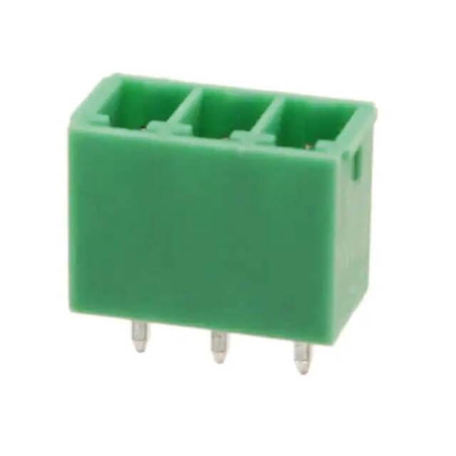 TERM.BLK.3.81MM 3P MALE GREEN PANEL MOUNT - 1793620000