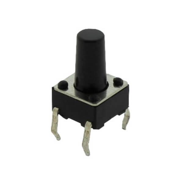 SWITCH TACT 6x6MM 9.5MM 170gf 50mA 12VDC