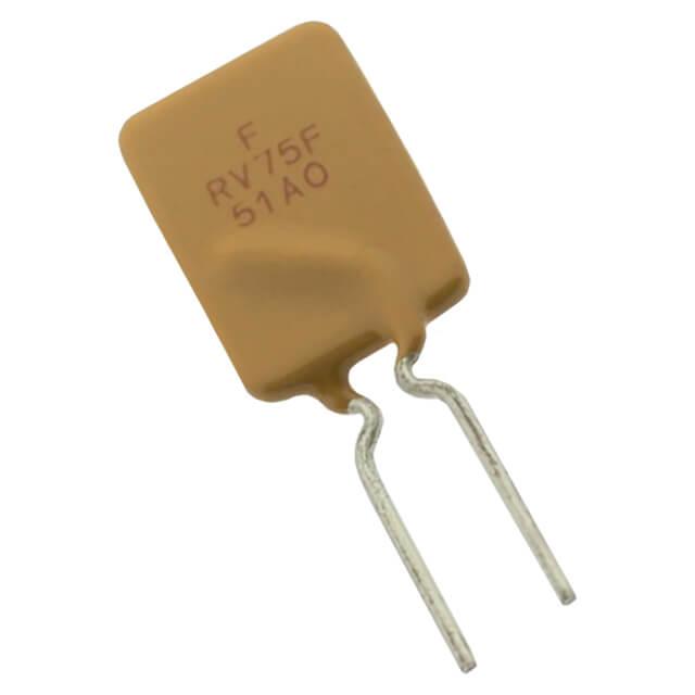 THERMISTOR PTC RESETTABLE FUSE FRV 750mA 240V - FRV075-240F-K2