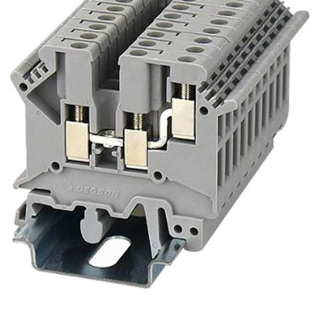 DIN RAIL T.B.2.5mm² SCREW BLACK 1IN2OUT - PC2.5-TW-01P-13-00AH