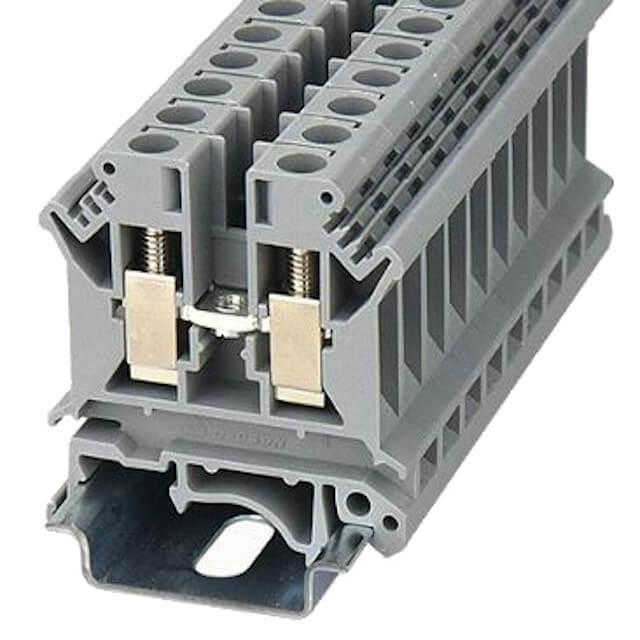 DIN RAIL T.B.6mm² SCREW BLUE - PC6-01P-12-00AH