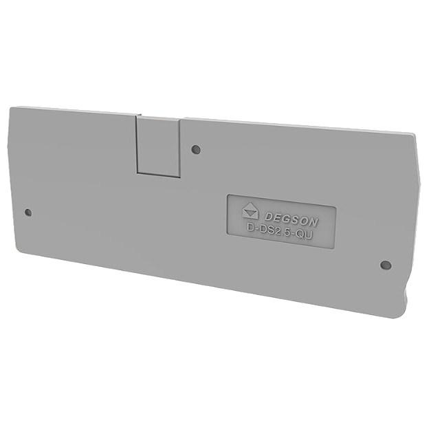 DIN RAIL T.B.COVER GRAY DS2.5-TW - D-DS2.5-TW-01P-11-00AH