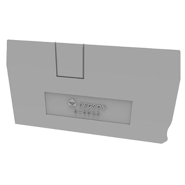 DIN RAIL T.B.COVER GRAY DS2.5-QU - D-DS2.5-QU-01P-11-00AH