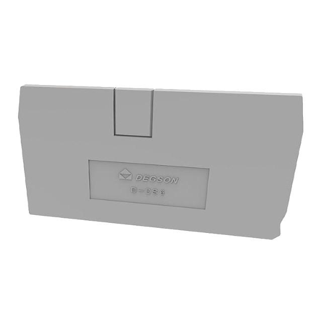 DIN RAIL T.B.COVER DS6 GRAY - D-DS6-01P-11-00AH