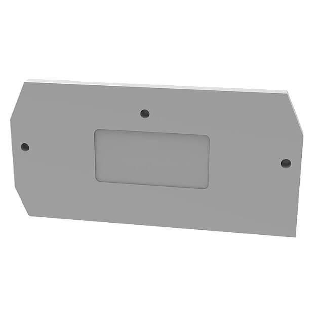 DIN RAIL T.B.COVER GRAY WS2.5 - D-WS2.5-01P-11-00AH