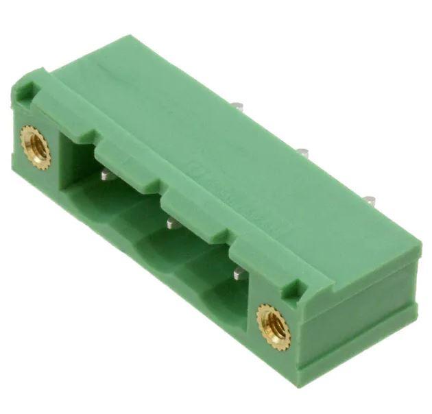 TERM.BLK.7.62MM 3P MALE GREEN PANEL MOUNT