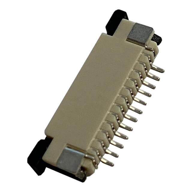 CONNECTOR FPC 1.00MM 12PIN SMT R/A UPPER CONTACT - FPC-1.00MM-12PIN-UPPER