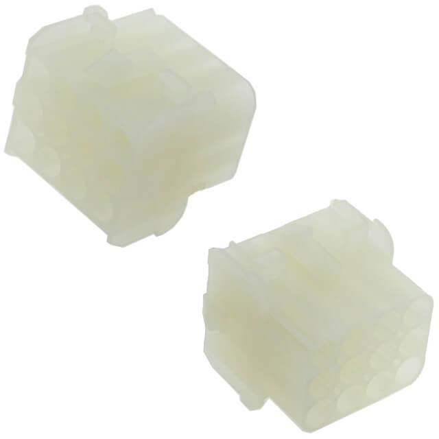 CON.T.B.6.50MM 12PIN(3x4) FEMALE TRANSPARENT - KYD 3807