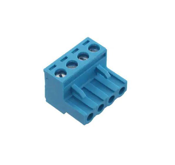 TERM.BLK 5.08MM 4P PLUGGABLE FEMALE BLUE