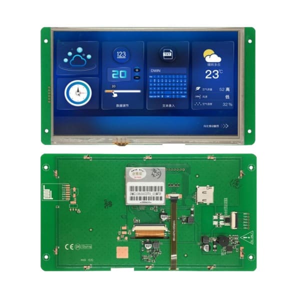 SMART DISPLAY MOD 7 INCH 1024x600 RTP 16.7M T5L - DMG10600C070_03WTR