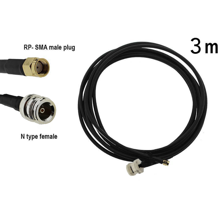 CABLE LoRaWAN WLC240+SMA N DİŞİ IN STANDARTS LMR