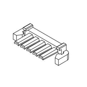 CONN.TERM.POSIT.ASSU. (TPA) 6 PINS 2.50MM RED - 2640A06 00-R