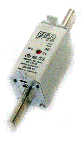 FUSE 125A 500V NH1 TYPE BLADE SIEMENS - 3NA1222