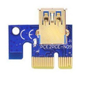 1X SMALL CARD TO 16X BOARD PCI-E TO USB3.0 AF