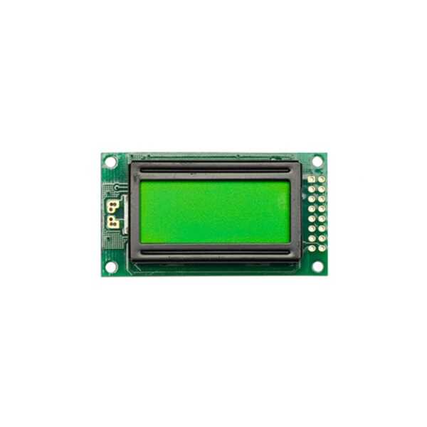 LCD GRAPHIC STN POSITIVE YELLOW GREEN 5V - PCM1602B-FL-YBWC