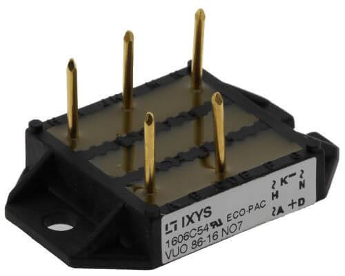 DIODE BRIDGE 86A 1600V 3PH IXYS - VUO86-16NO7