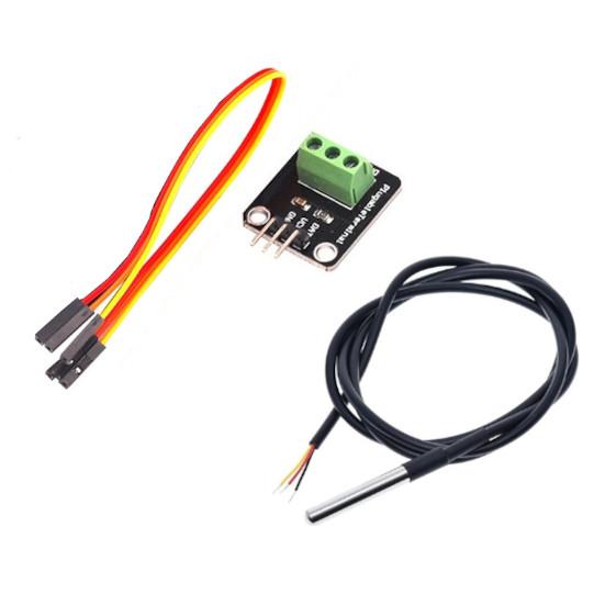 DS18B20 TEMPERATURE SENSOR MODULE SET WITH PROBE