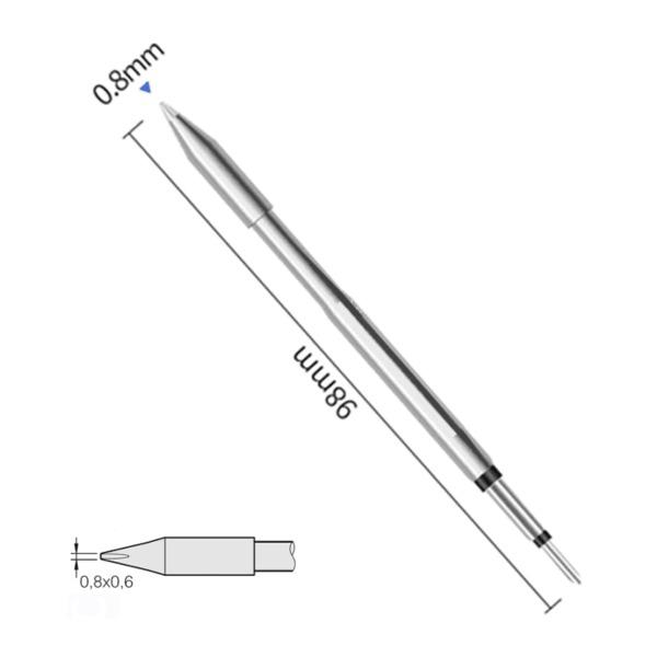 BAKON C2245-742-0.8D LEHİMLEME HAVYA UCU - C2245-742-0.8D HAVYA UCU