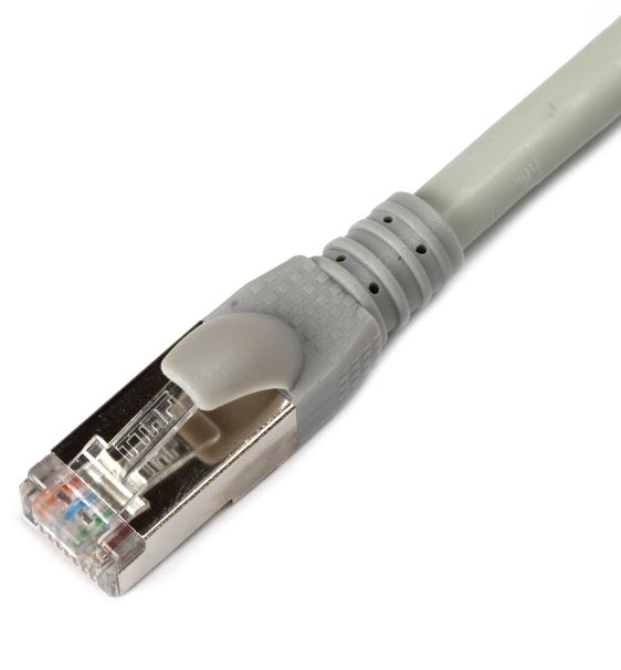 CONN.MODULAR CABLE 8P8C RJ45 1MT GRAY 26AWG CAT 6A - FO-SFTP-CAT6A-LG001