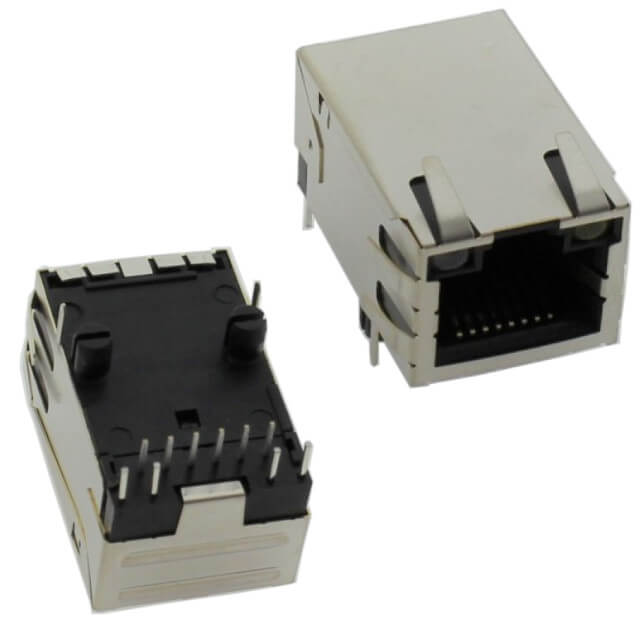 MODULAR JACK THT R/A 8P8C (RJ45,Ethernet) GRAY - 5RT1DR20F3N-68SAPSL-311-