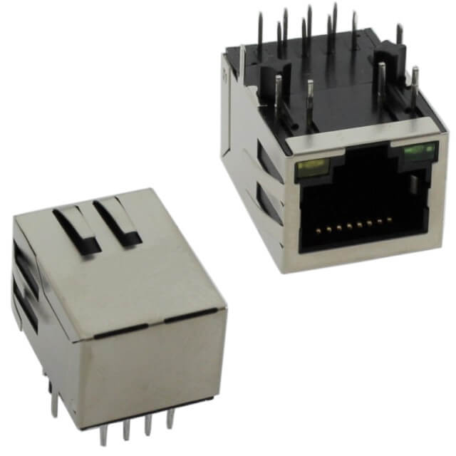 MODULAR JACK THT R/A 8P8C (RJ45,Ethernet) GRAY - 5RT1DR20R2N-88SAS3L111R1