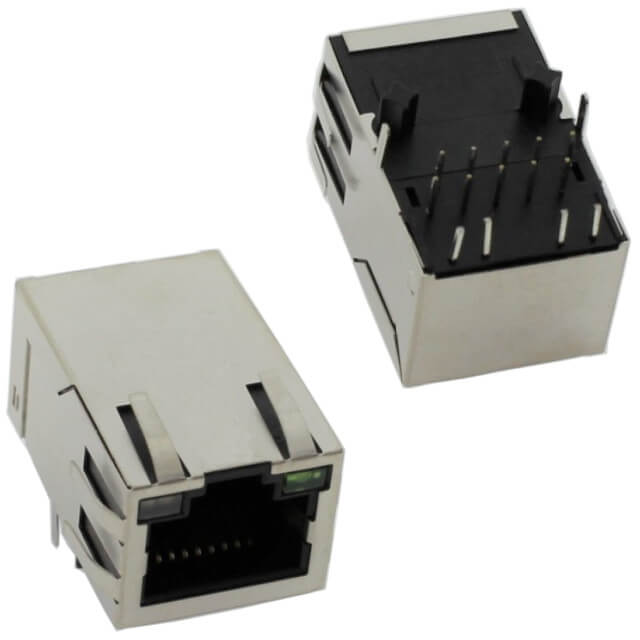 MODULAR JACK THT R/A 8P8C (RJ45,Ethernet) GRAY - 5RT1DR20R2N-A8GAPKU041E1