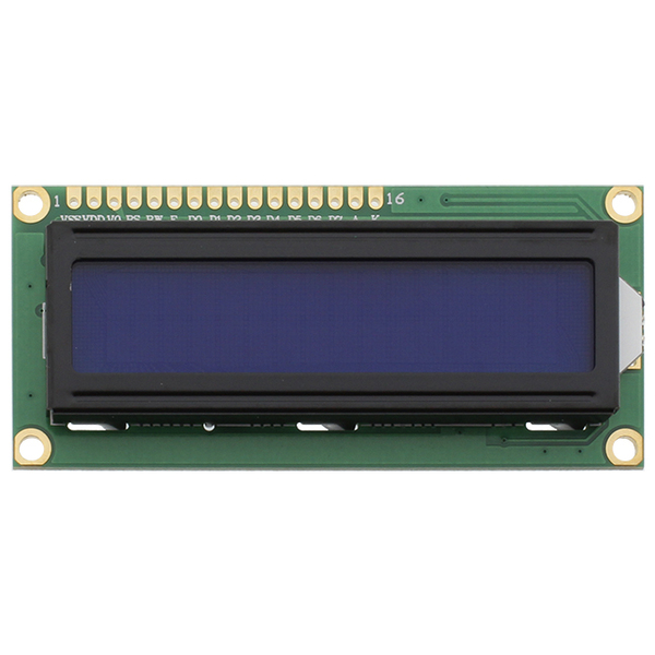 LCD CHARACTER 16X2 STN BLUE 5V - HS1602ZWA-B1650