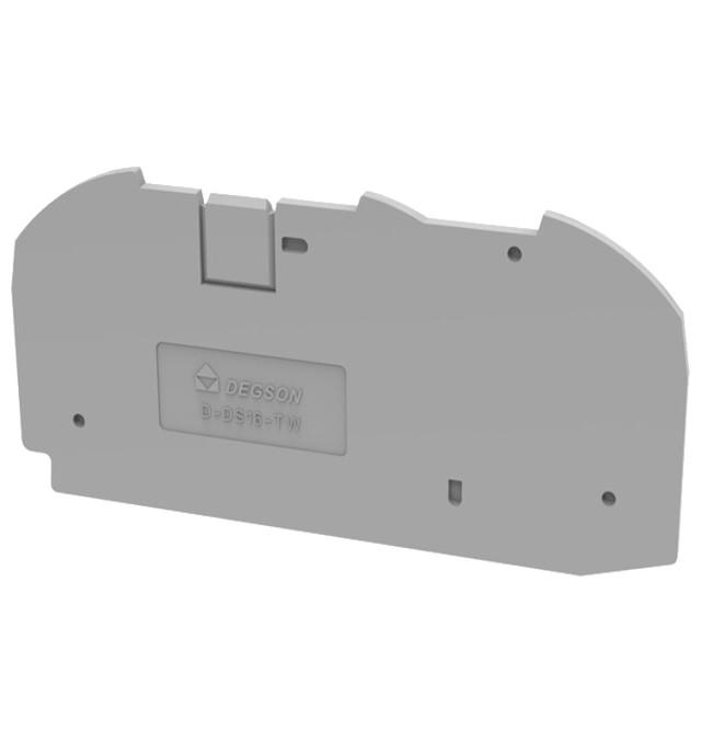 DIN RAIL T.B.COVER GRAY DS16 - D-DS16-TW-01P-11-00AH