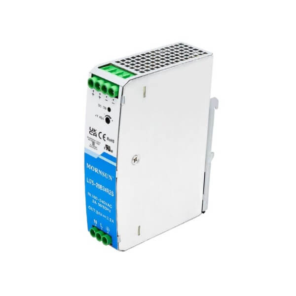 POWER SUPPLY 75 WATT 12VDC 6.3A DIN RAIL - LI75-20B12R2S