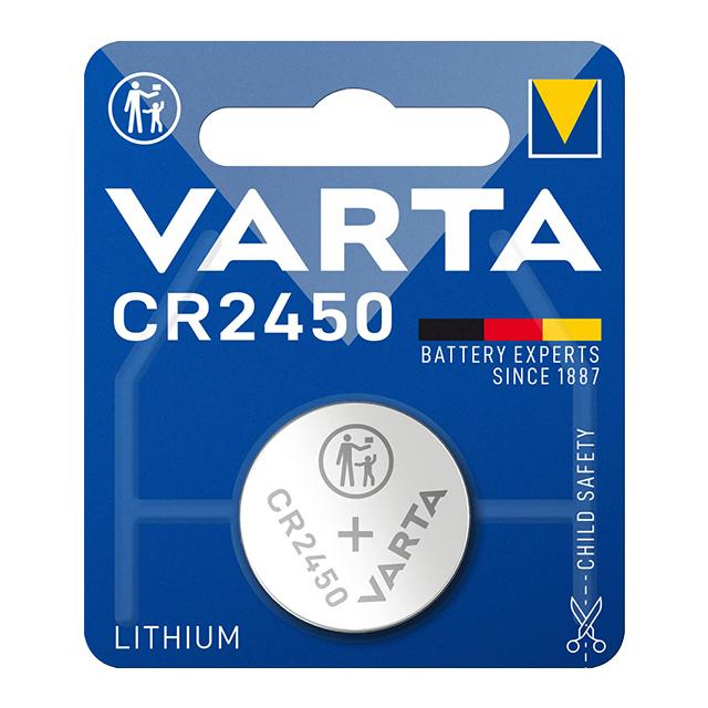 CR 2450 DÜĞME PİL-LİTYUM 3V BLISTER TEKLİ - CR2450-VARTA(6450101401)