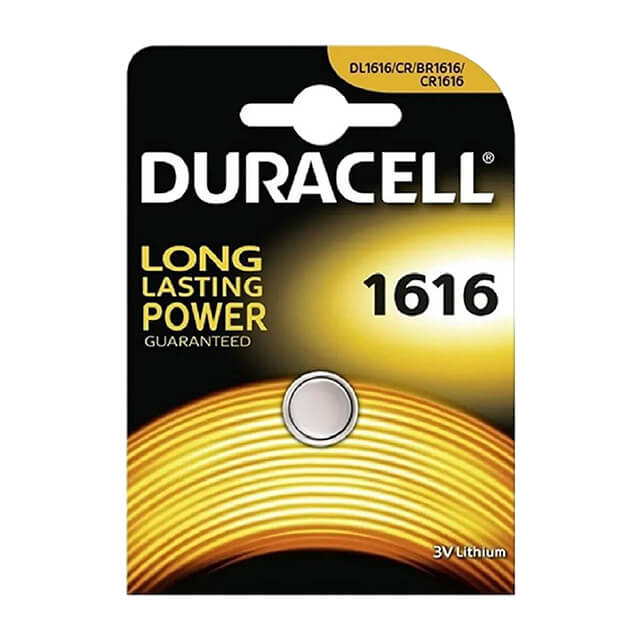 CR 1616 DÜĞME PİL-LİTYUM 3V BLISTER TEKLİ - CR1616-DURACELL