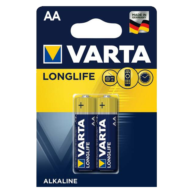 ALKALİN PİL LONGLIFE 2xAA BLISTER 2Lİ - LONGLIFE AA B2