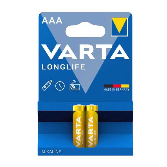 ALKALİN PİL LONGLIFE 2xAAA BLISTER 2Lİ - LONGLIFE AAA B2