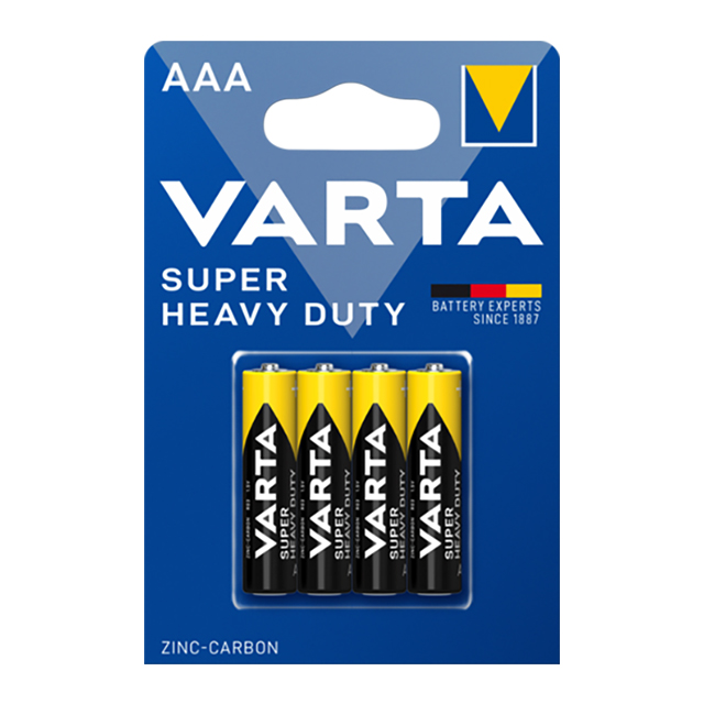 ÇİNKO KARBON PİL SUPER HEAVY DUTY 4xAAA BLISTER 4L - SUPER HEAVY DUTY AAA B4