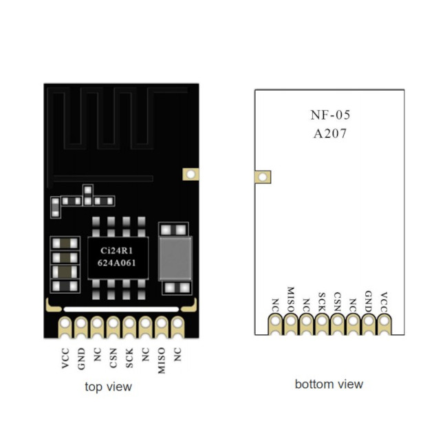 MODULE 2.4GHz WITH PCB ANTENNA SMD TYPE - NF-05