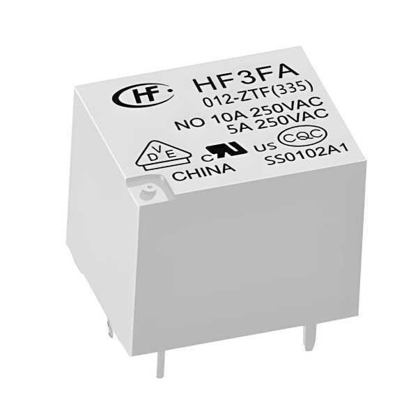 RELAY POWER 10A 12VDC 1FormC - HF3FA/012-ZTF(335)