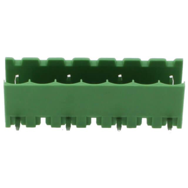 TERM.BLK.10.0MM 4P 90C MALE GREEN OPEN - 2EDGR-5.0-04P-24-100AH