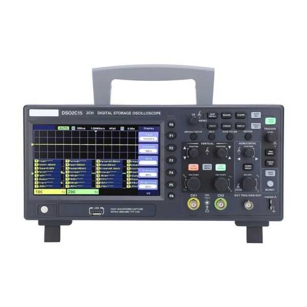 2 KANAL DIJITAL OSILOSKOP 150MHZ 1GS/S DSO2C15 - 20-317 HANTEK OSILOSKOP