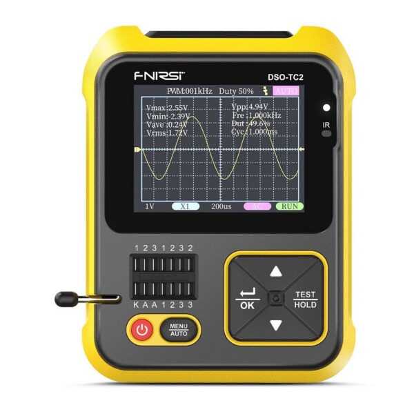 EL TIPI OSILOSKOP VE TRANSISTOR CIHAZI 2.5 MS/S - 21-152 FNIRSI OSILOSKOP