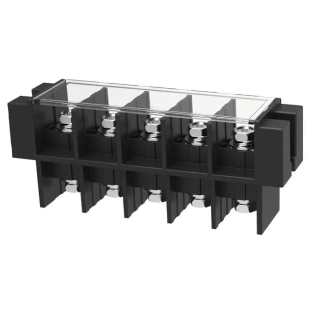 TERM.BLK.27MM 5P 180C BARRIER BLOCKS BLACK - DG200-A-05P-13-00AH