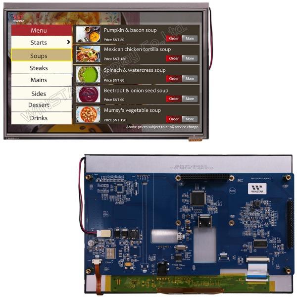 TFT LCD 10.1" 1280x800 HDMI RESISTIVE TOUCH