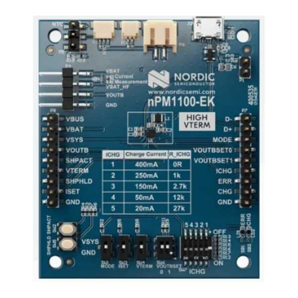 EVAL BOARD FOR nPM1100 4.25-4.35V - NPM1100-EKHV