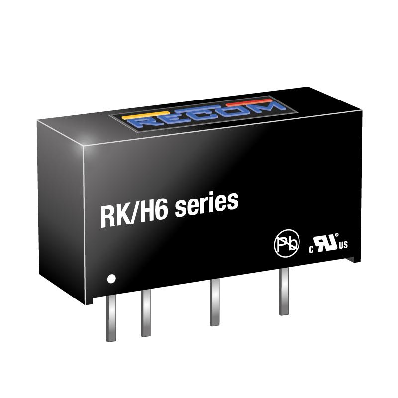 DC/DC CONV 1W 5VDC 15VDC 66mA SIP7 - RK-0515S/H6