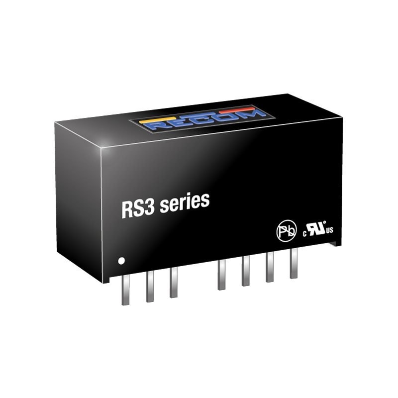 DC/DC CONV 3W 18-36VDC +/-12VDC +/-125mA SIP8 - RS3-2412D